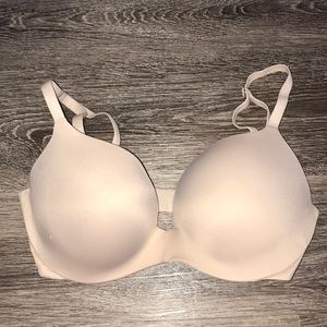 PINK 32DD nude push-up bra